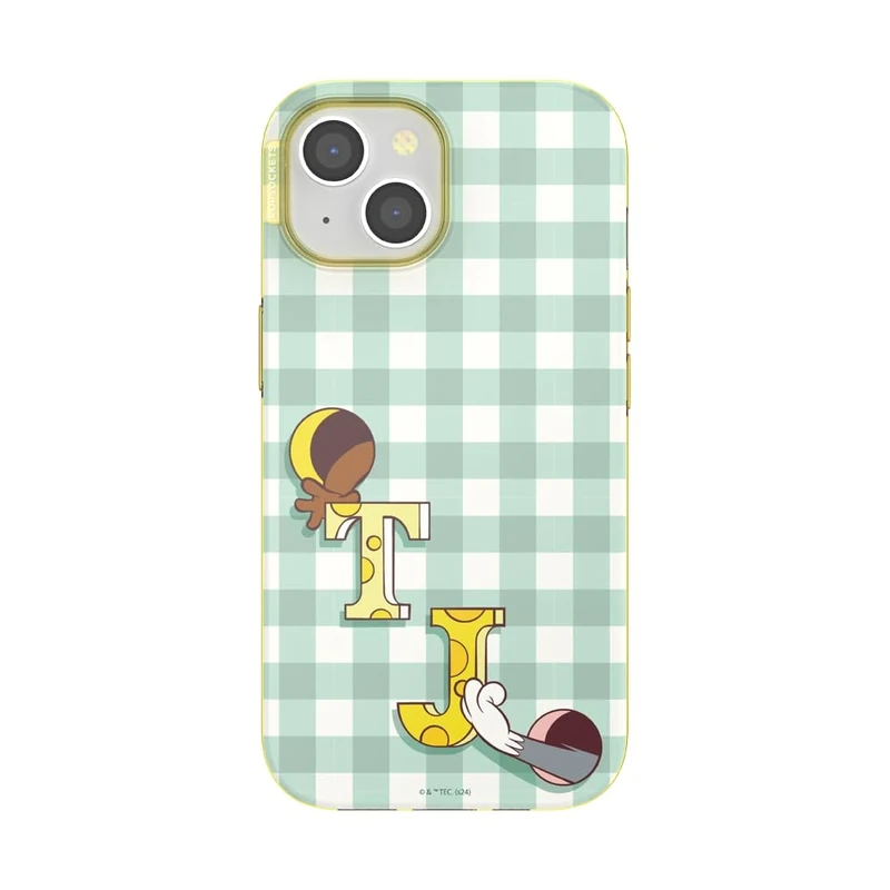 PopSockets iPhone 15 Case Compatible with MagSafe, Phone Case for iPhone 15, Wireless Charging Compatible, Case Only - Tom & Jerry Picnic