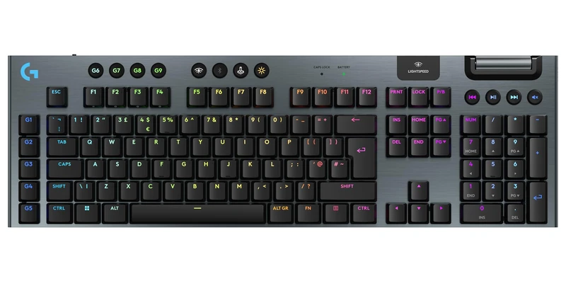 Logitech G G915 X LIGHTSPEED low-profile gaming keyboard - PAN QWERTY-Layout - Black
