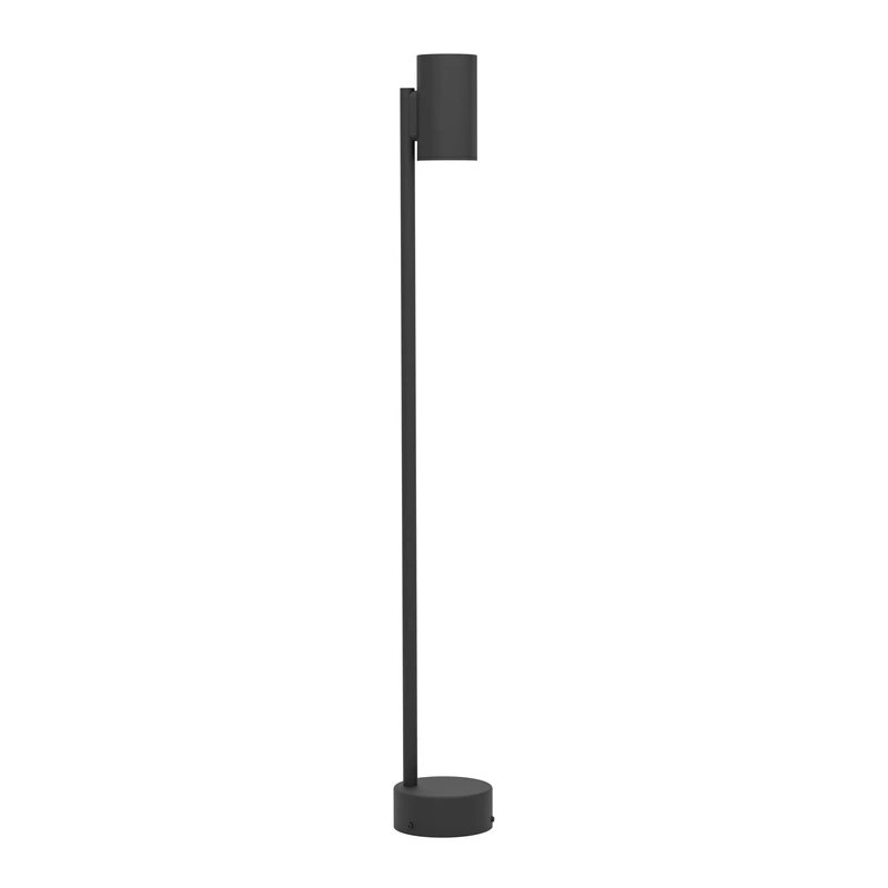 Eglo Garden lamp Post Izzalini, Outdoor lamppost Light, Garden and Terrace Lighting, Path Light Made of Black Metal, GU10 Bulb, Warm White, IP44, 85 cm