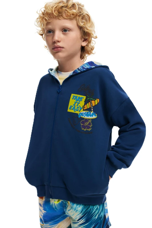 Desigual SWEAT_OCEAN, 5136 BKUE SURF, 11/12 Blue