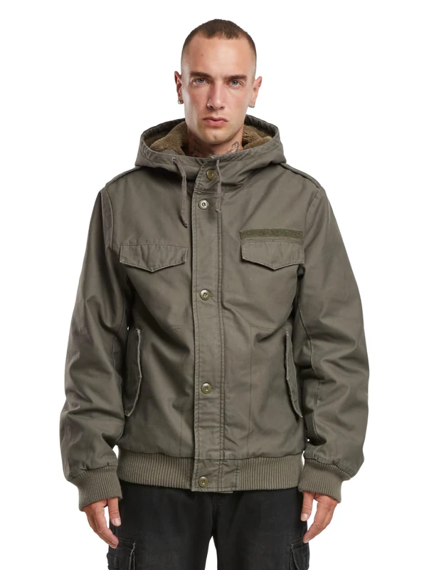 Brandit Men's Bw Jacket Jacob, Olive, XL