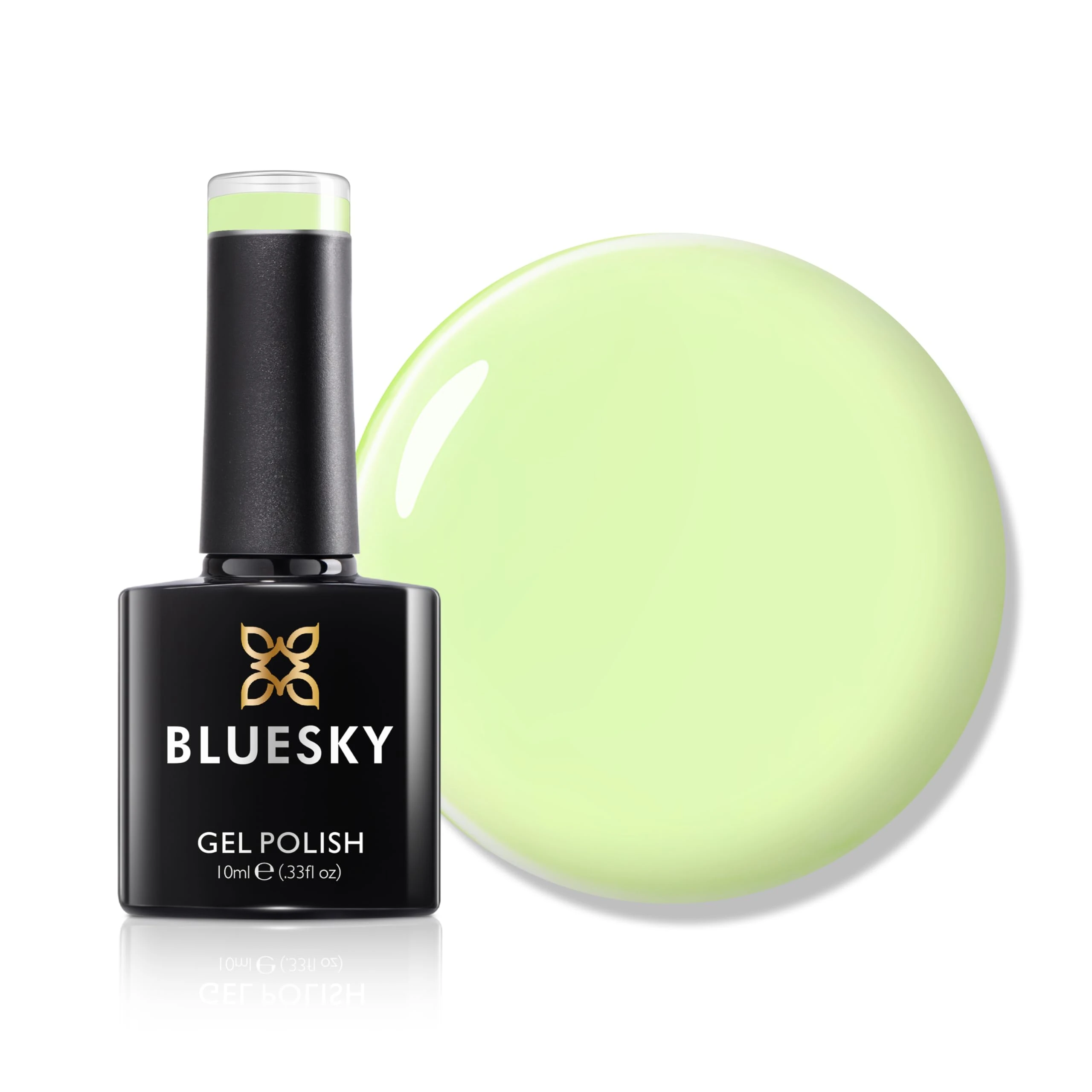 Bluesky Gel Nail Polish 10ml, Mint Harmony - AW2402, Green Gel Nail Polish for 21 Day Manicure, Professional, Salon & Home Use, Requires Curing Under LED UV Nail Lamp