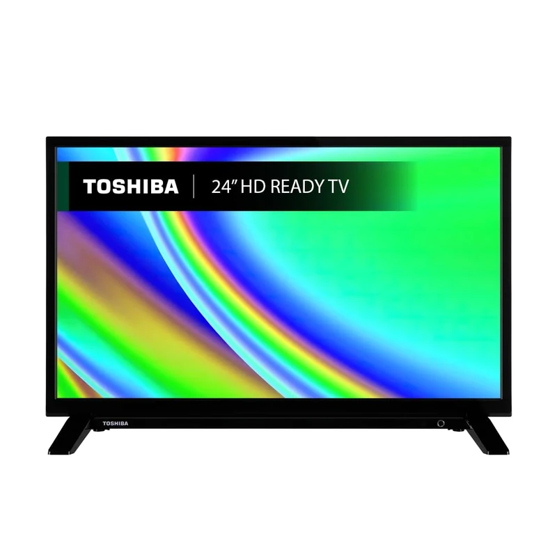 Toshiba 24”WV2463DB HD Ready Smart VIDAA TV, HDR, Freeview Play, Disney+, Prime Video, Netflix, Dolby Audio, Works with Alexa, Works with Google Assistant, VIDAA Voice