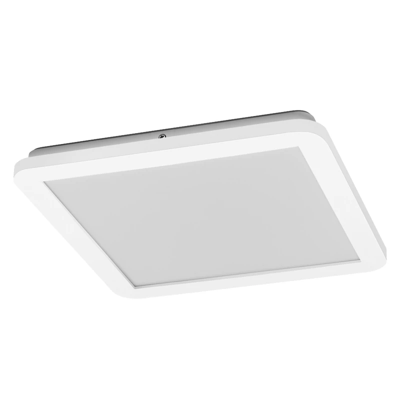 LEDVANCE ORBIS Disc Wall Light with LED, White, 22W, 1800lm, 3000/4000K, Swivelling by Click CCT Wall Switch, 30 x 30 cm, IP44 for Bathrooms, Fixing Screws and Plugs Included