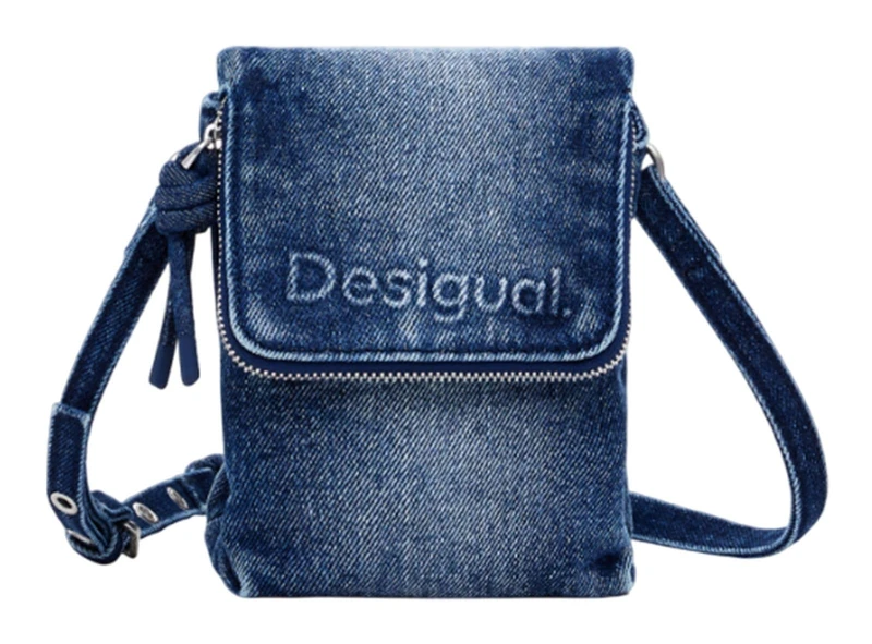 Desigual Across Body Bag Denim Medium Wash blue