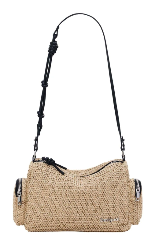 Desigual BAG_HALF LOGO RAFFIA HA, 1014 NATURAL, U