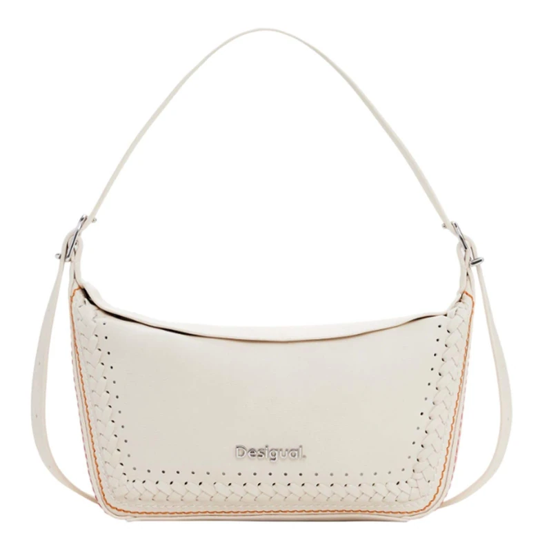 Desigual cross body bag Munich Trama Shoulder Bag Raw creme-white