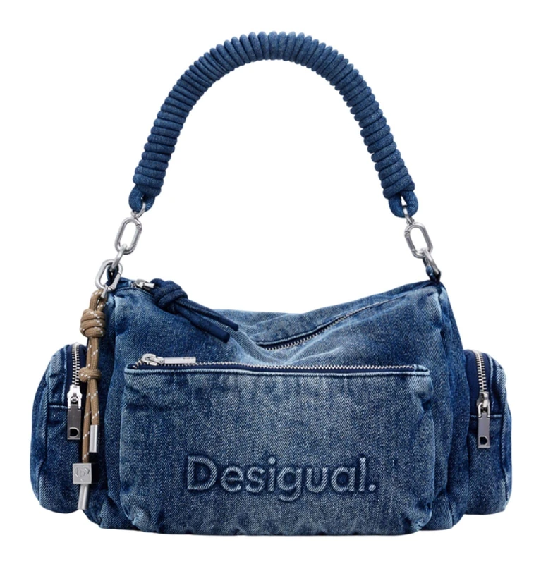 Desigual BAG_HALF LOGO, 5053 DENIM MEDIUM WASH, U