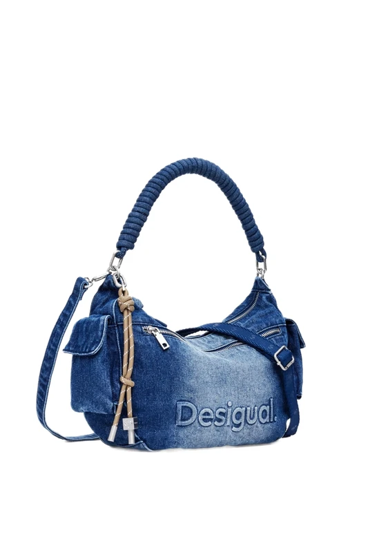 BAG_HALF LOGO, 5053 DENIM MEDIUM WASH, U - Image 1