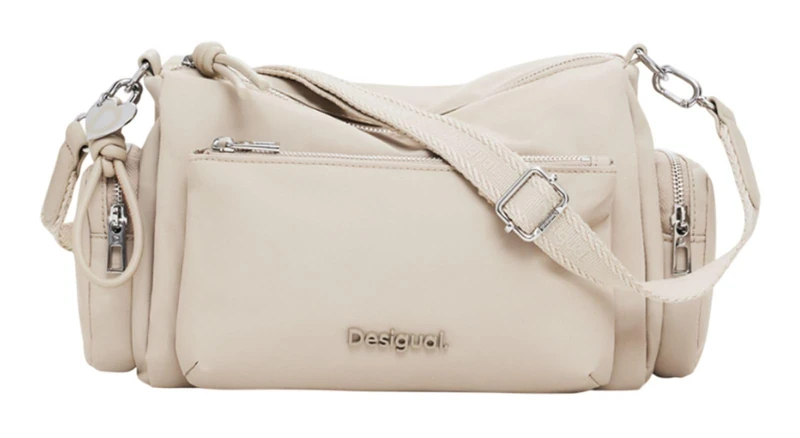 Desigual cross body bag Habana Shoulder Bag Beige Crude