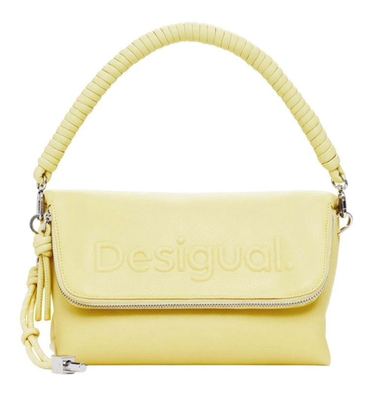Desigual shoulder bag Venecia 3.0 Fant Across Body Bag Amarillo Pastel light yellow