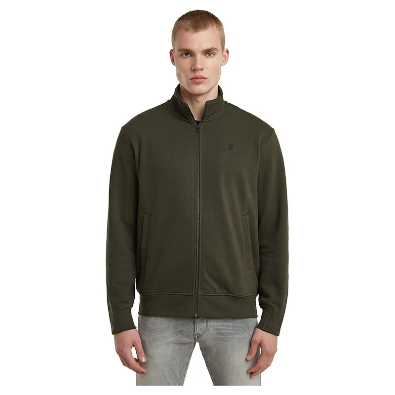 G-Star Men's Nifous Zip Thru Sweater, Grey (asfalt D25122-D566-995), L