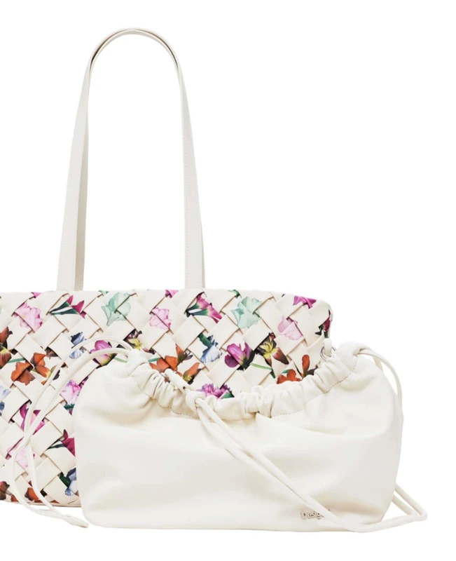 Desigual shopper bag shoulder bag Éclat Cahuil Hand Bag Crudo beige