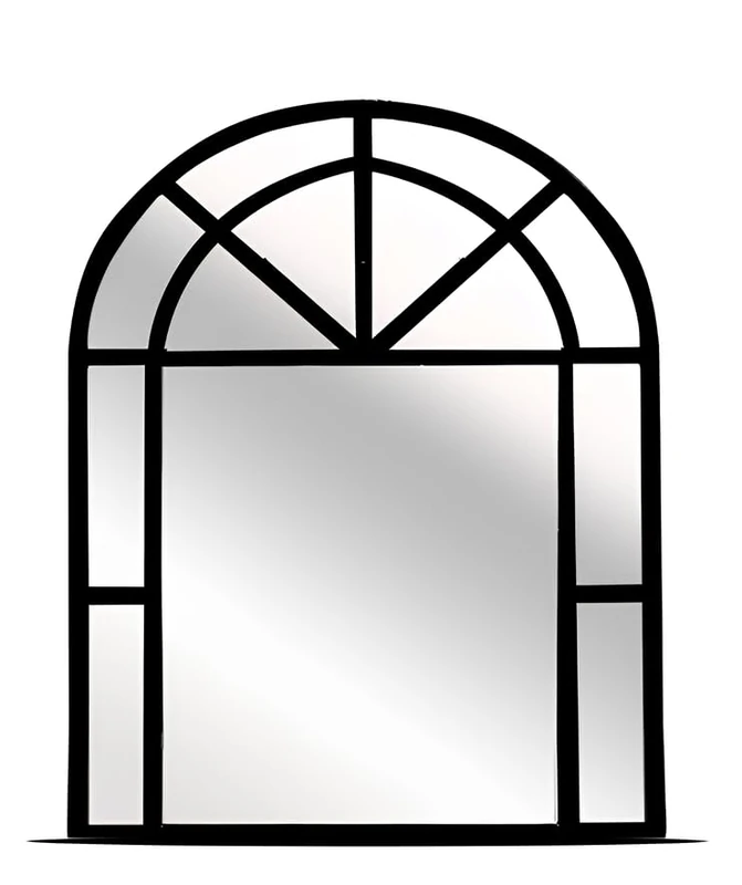 FORNOR 28205 Mirror Black PVC Window 50 x 76 cm