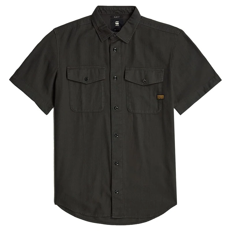 G-Star Men's Marine Slim Shirt , Grey (asfalt gd D19751-D454-B575), XS