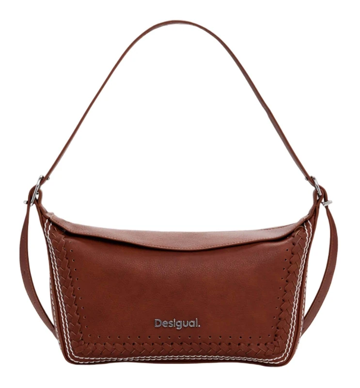Desigual cross body bag Munich Trama Shoulder Bag Camel brown - Image 1