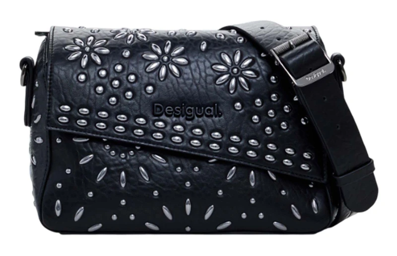 Desigual cross body bag shoulder bag Dandelion Phuket Hand Bag Black