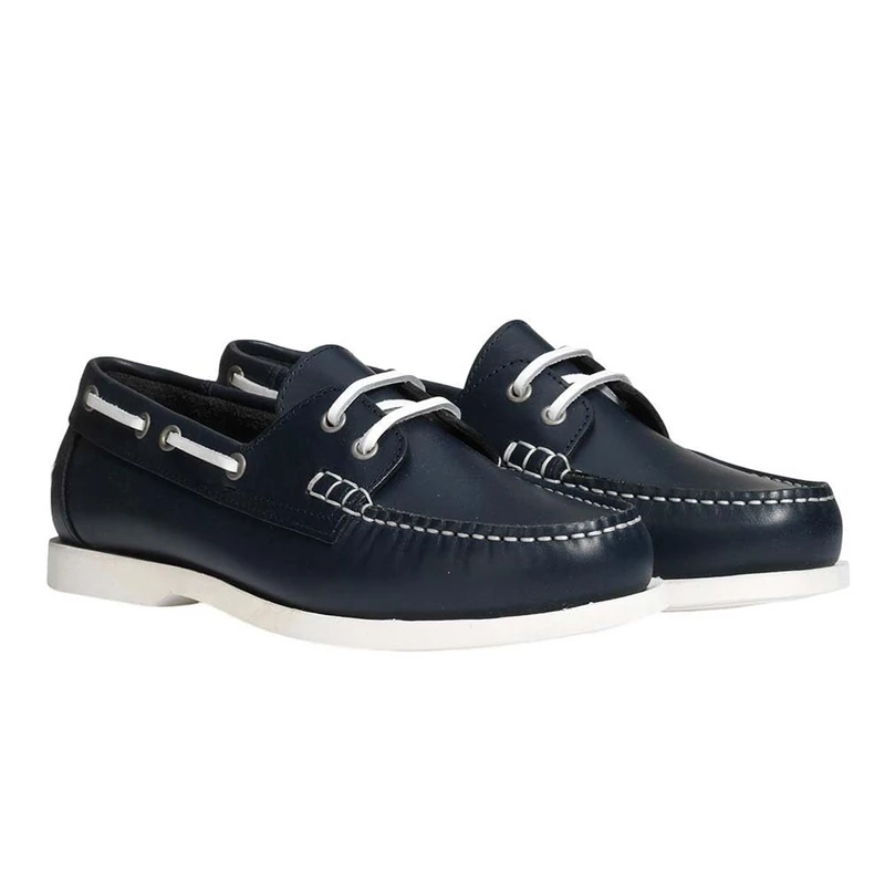 Aigle Women's New Nubila LTR Boat Shoe, Navy Eagle, 3.5 UK