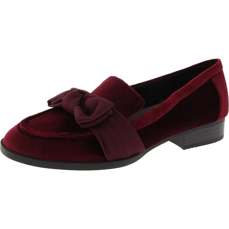 Bandolino Women's Lindio Loafer, Burgundy Velvet 600, 6 UK