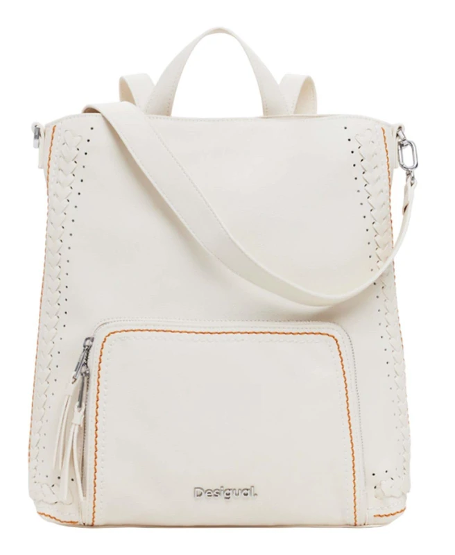 Desigual leisure backpack Trama Pretoria Backpack Crudo creme-white