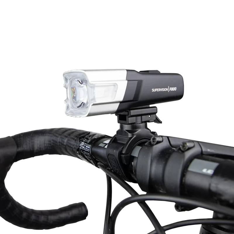 ZEFAL Supervision F800 LED Front Light - Front Bike Light - USB-C Rechargeable Bike Light - Powerful Bike Light - 5 Lighting Modes - 800 Lumens, Black