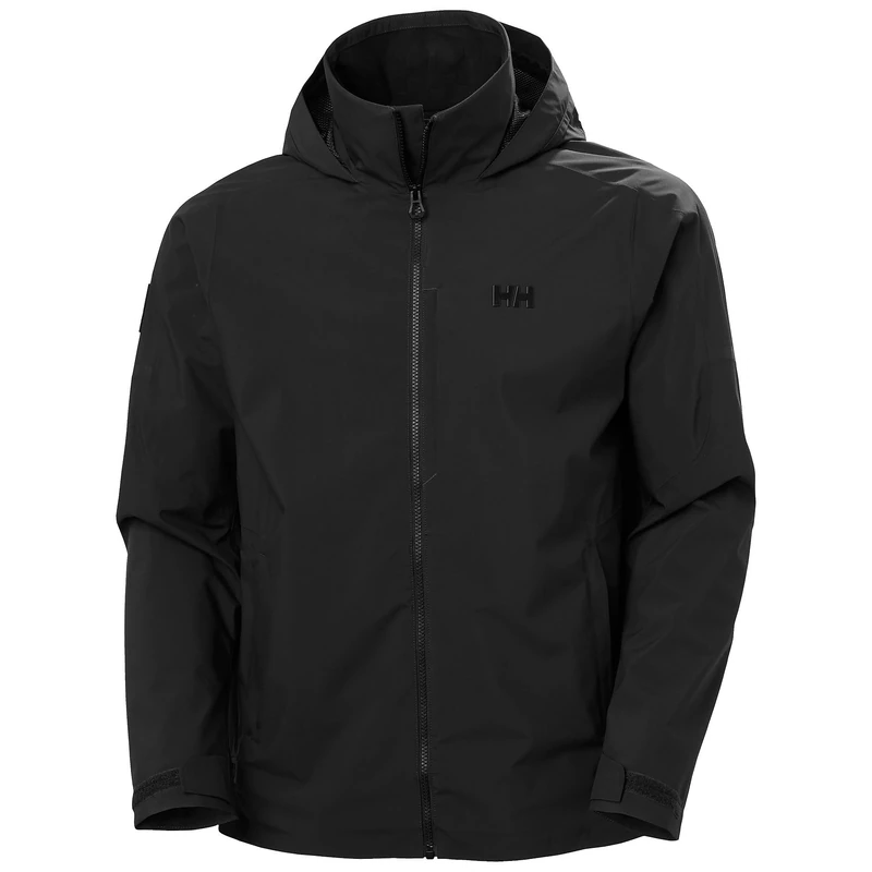 Helly Hansen Mens Hp Racing Hooded Jacket 2.0, Ebony, 2XL