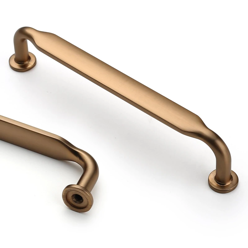 Asidrama 30 Pack 5 Inch(128mm) Champagne Bronze Kitchen Cabinet Handles, Cabinet Pulls Kitchen Cabinet Hardware for Cupboard Drawer Pulls
