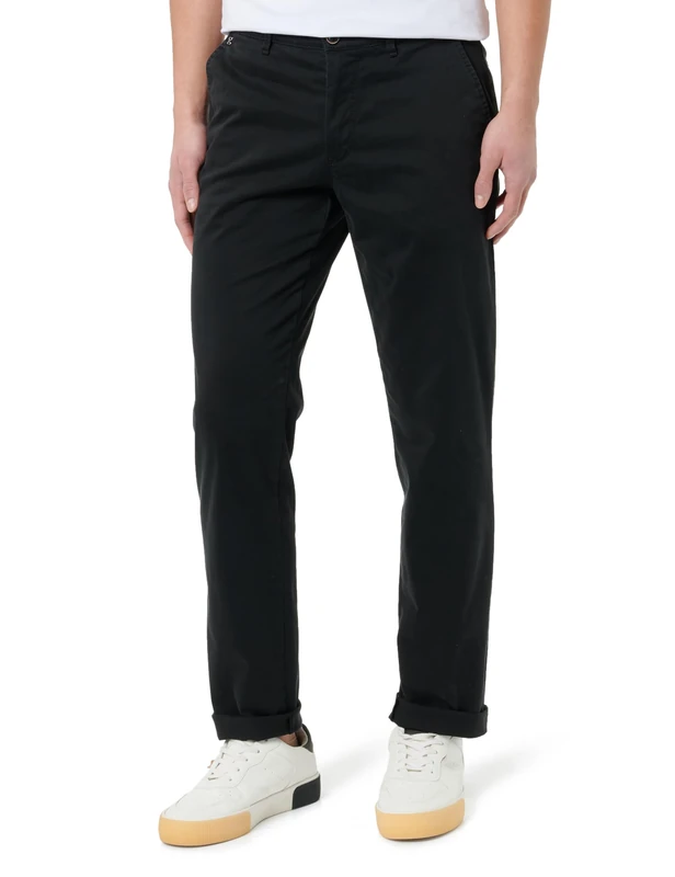 Atelier GARDEUR Men's Benito Trousers, Black(1099), 40 W/34 L