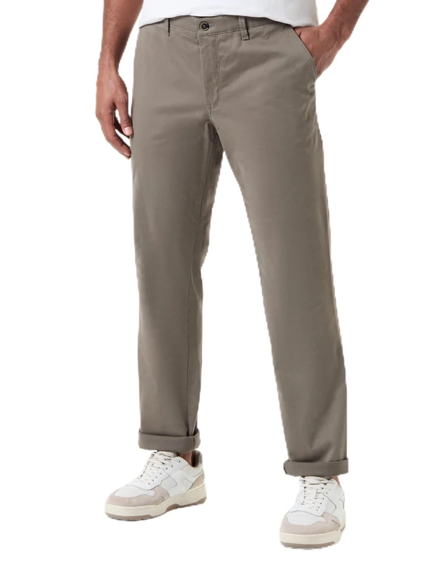 Atelier GARDEUR Men's Trousers Dark Beige(20)(Manufacturer Size: 35/36), Dark Beige (20), 35 W/36 L