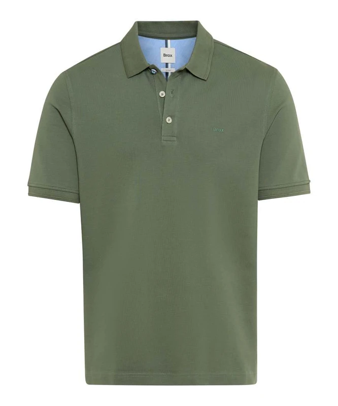 BRAX Feel Good Style PETE Men's Polo Shirt, 10 Thyme, 3XL