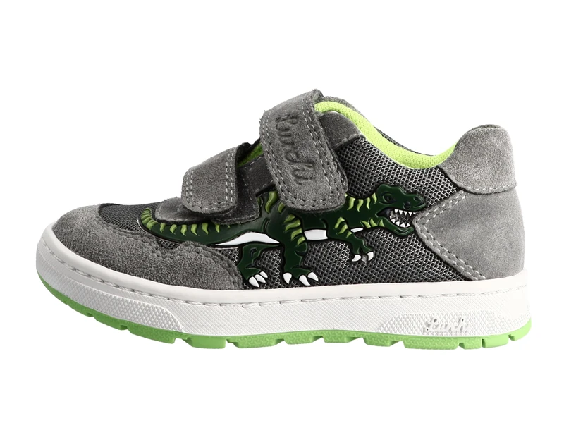 Lurchi 95L1023002, Male Sneaker, Grey-Grey,