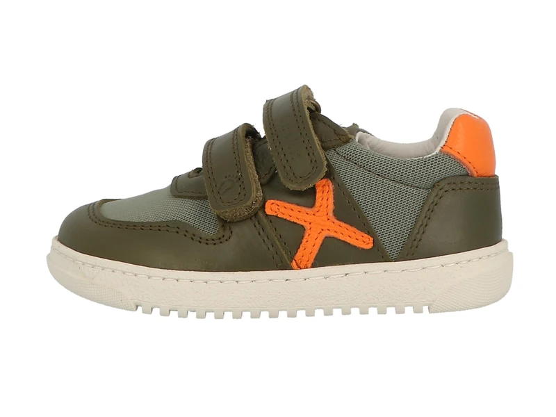 Lurchi 95L4003003 Sneaker, Olive-Orange, 10.5 UK Child