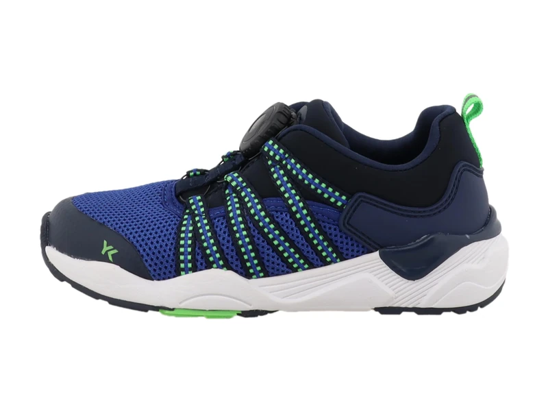 Lurchi 95L0093001 Sneaker, Navy-Green, 13 UK Child