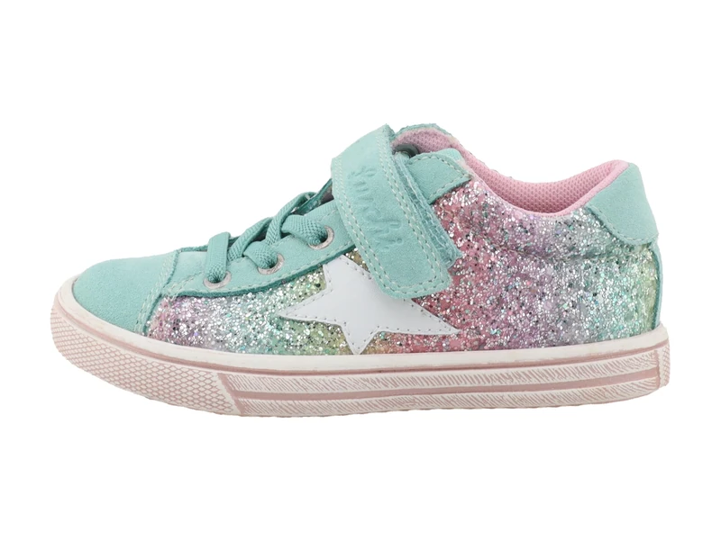 Lurchi 95L1013001 Sneaker, Turkis, 1 UK