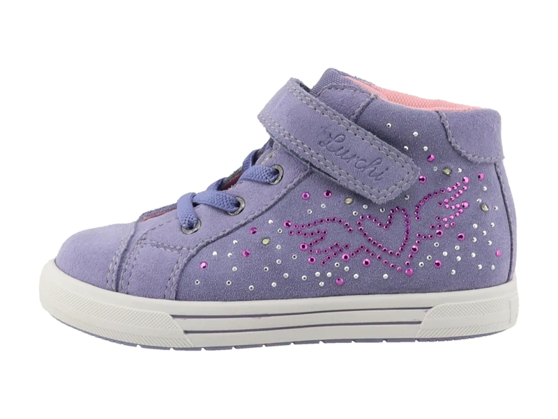 Lurchi 95L0023008 Sneaker, Purple, 10 UK Child