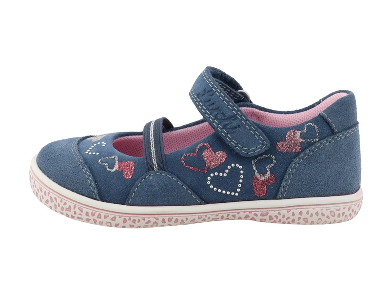 Lurchi 95L1003003 Ballet Flat, Old Navy, 10 UK Child