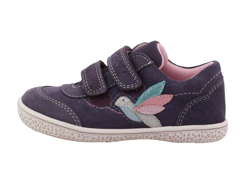 Lurchi 95L1003001 Sneaker, Purple, 13 UK Child