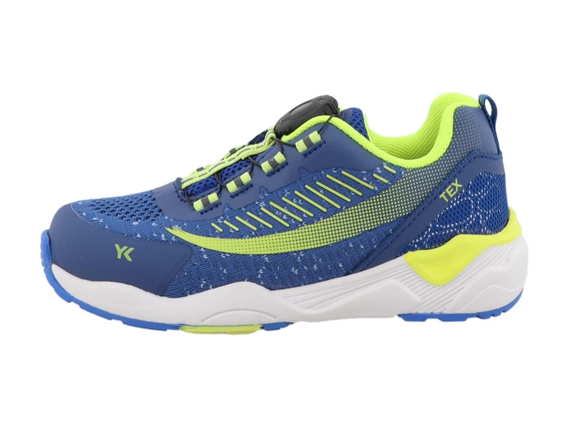 Lurchi 95L0093002 Sneaker, Royal-Lime, 11 UK Child