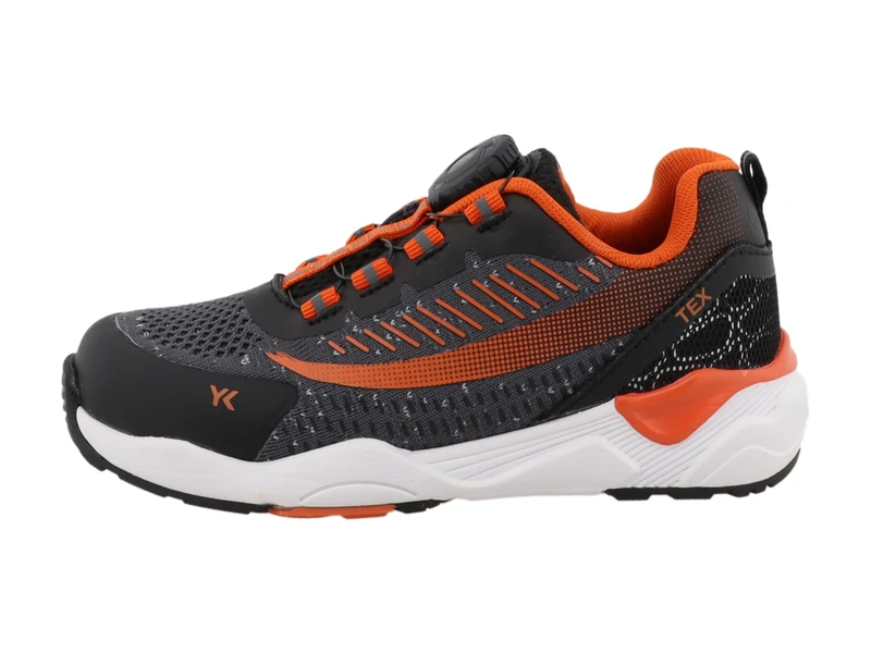 Lurchi 95L0093002 Sneaker, Coal-Orange, 11 UK Child