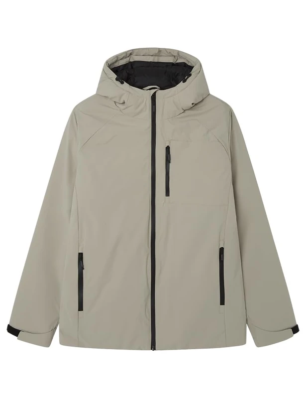 SPRINGFIELD Men's Parka Con Capucha Kiw Outdoor Jacket, Stone, M