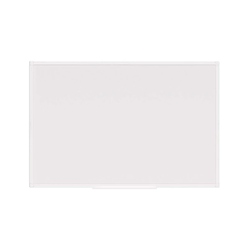 MAUL MAULprimo Whiteboard 60 x 90 cm | Magnetic Board with Storage Tray for Marker | Magnetic, Writeable and Dry Wipe | Mounting in Landscape and Portrait Format | White