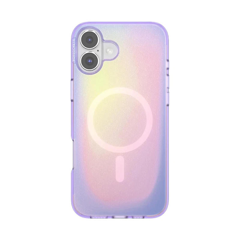 PopSockets iPhone 16 Plus Case Compatible with MagSafe, Phone Case for iPhone 16 Plus, Wireless Charging Compatible, Case Only - Aura