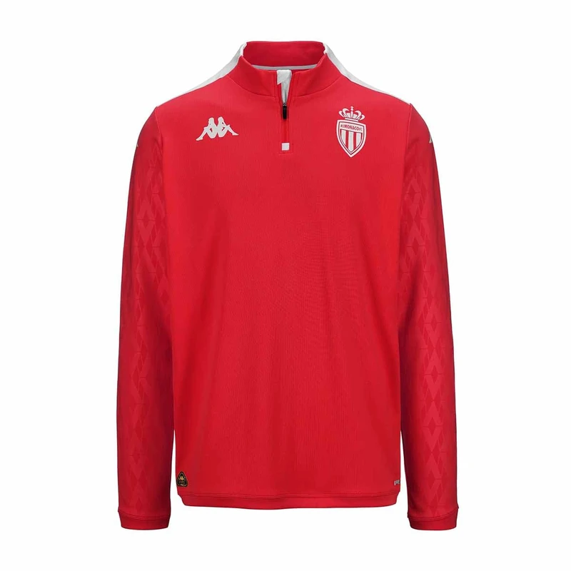 Kappa ABLAS PRO 8 MONACO SWEAT ASM | MAN | SIZE 8Y | RED MD/WHITE