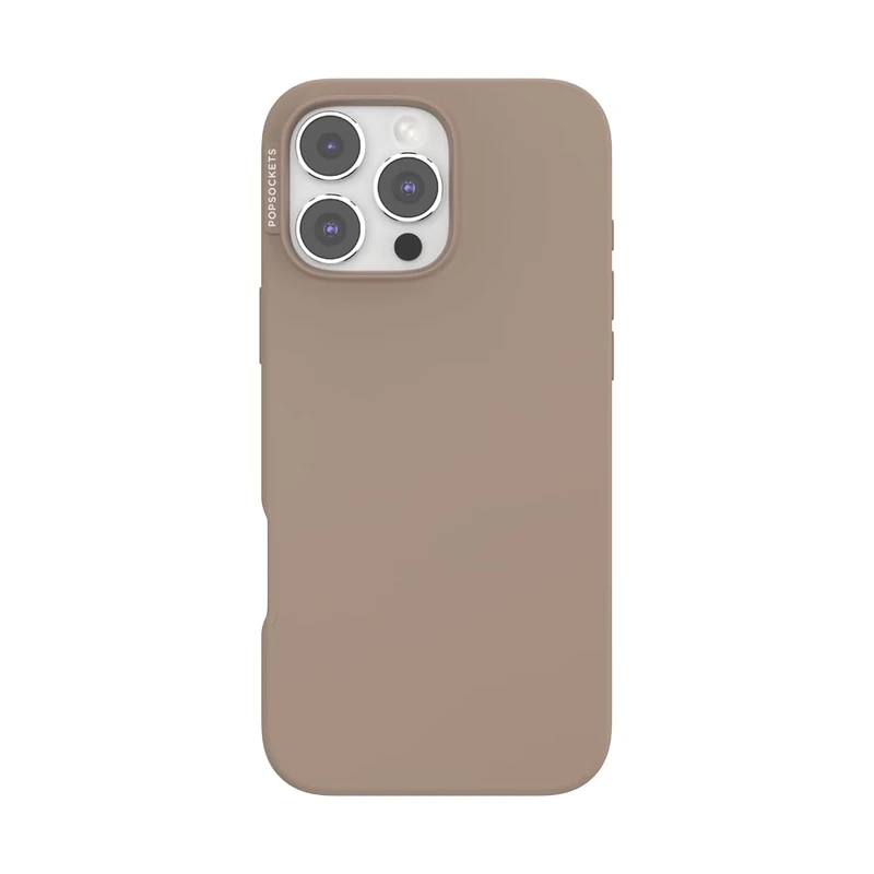 PopSockets iPhone 16 Pro Max Case Compatible with MagSafe, Phone Case for iPhone 16 Pro Max, Wireless Charging Compatible, Case Only - Latte