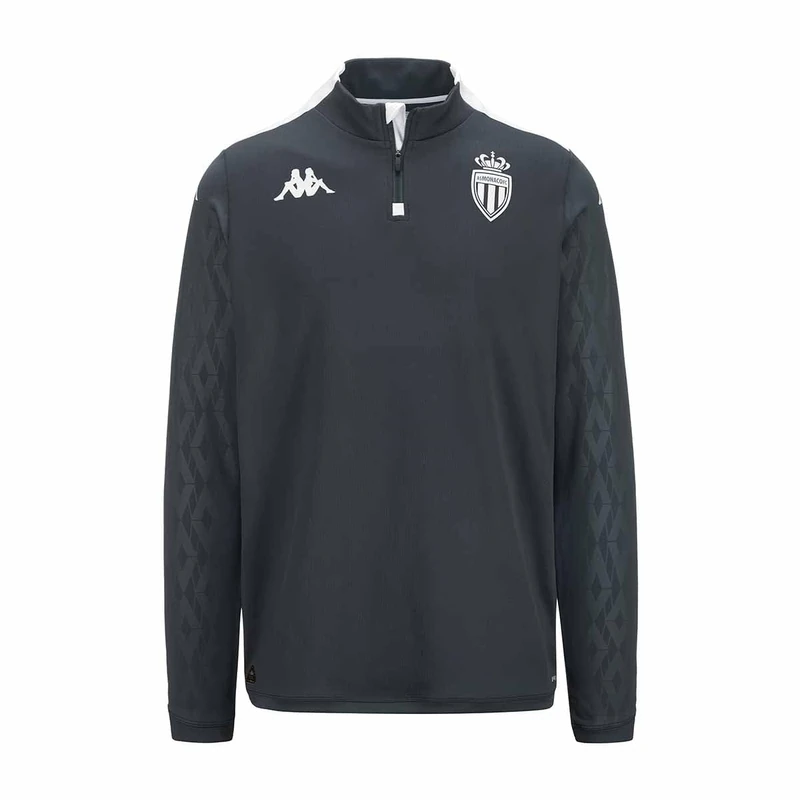 Kappa ABLAS PRO 8 MONACO SWEAT ASM | MAN | SIZE M | GREY DK/WHITE
