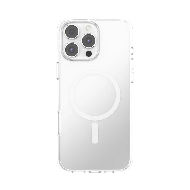 PopSockets iPhone 16 Pro Max Case - Clear MagSafe Compatible - Image 1