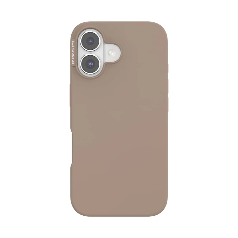 PopSockets iPhone 16 Case Compatible with MagSafe, Phone Case for iPhone 16, Wireless Charging Compatible, Case Only - Latte