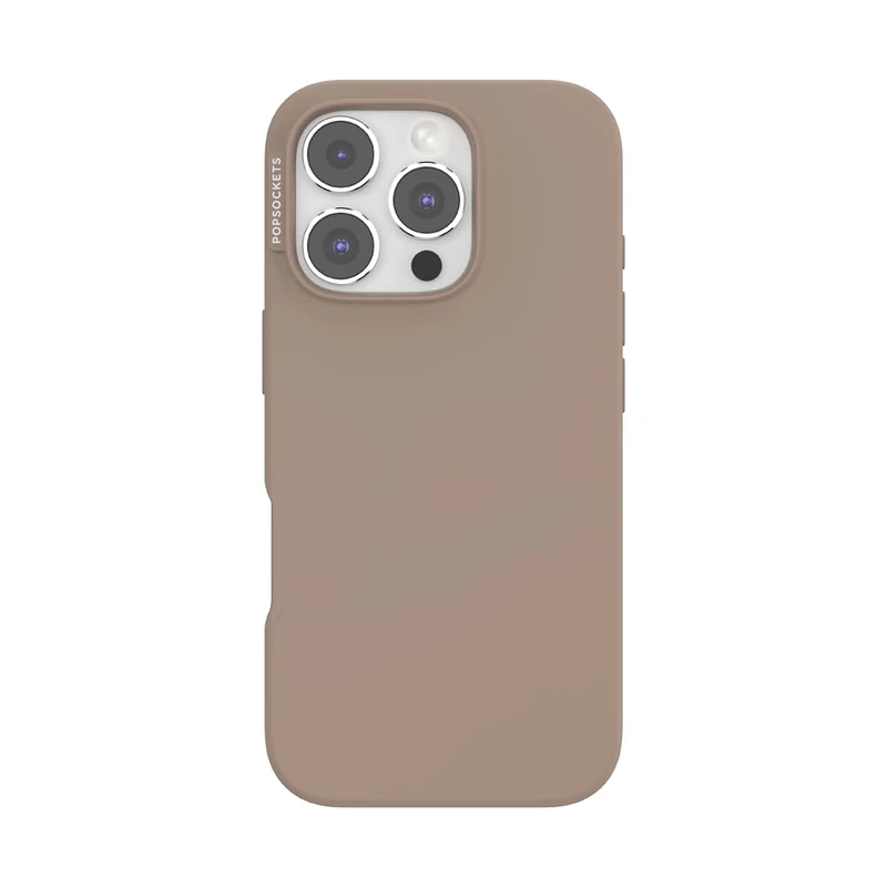 PopSockets iPhone 16 Pro Case Compatible with MagSafe, Phone Case for iPhone 16 Pro, Wireless Charging Compatible, Case Only - Latte