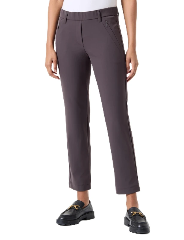 Atelier GARDEUR Women's Trousers Dark Brown (2028) (Manufacturer Size: 36K), Dark Brown (2028), 10