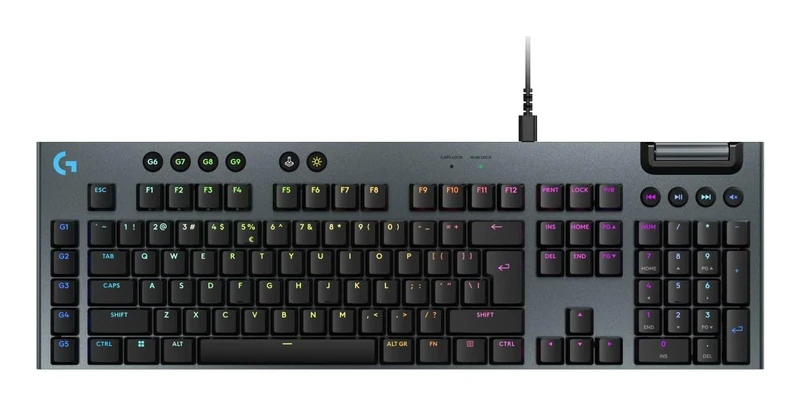 Logitech G G915 X Low Profile Wired Gaming Keyboard - US QWERTY-Layout